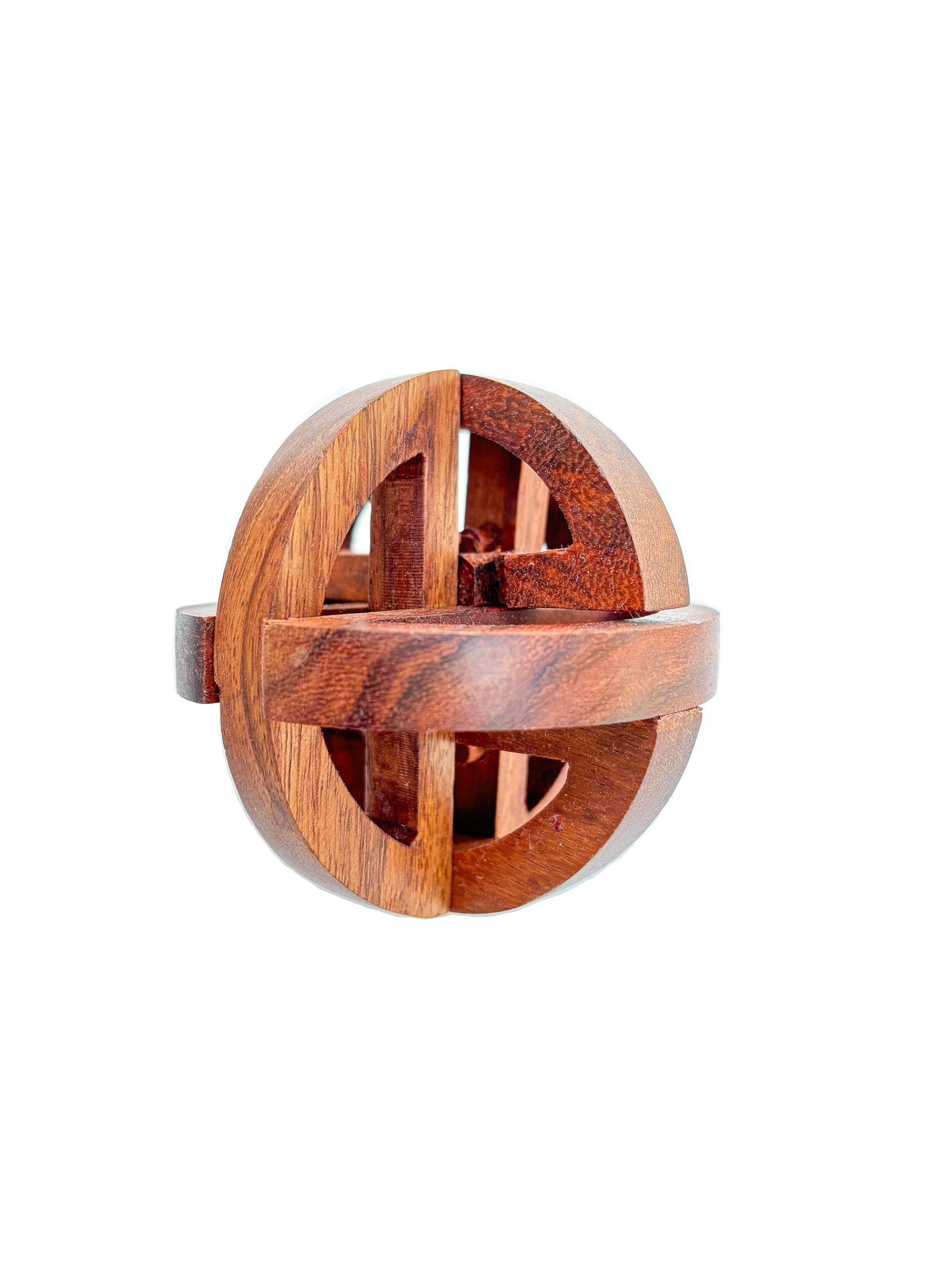 Mother Touch Handmade Wooden Rolling Ball Puzzle – Safe Non-Toxic Eco-Friendly Toy for Toddlers & Kids | BPA-Free Smooth Finish Educational Puzzle | Perfect Birthday Gift for Learning & Playtime Fun
