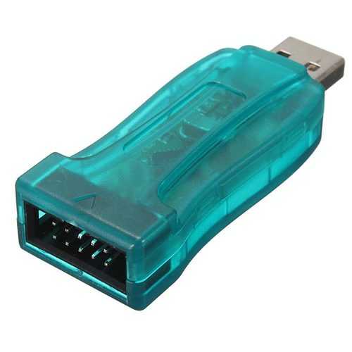 5V USBASP USBISP AVR Programmer with 10-Pin Cable & Protective Case - Perfect for Arduino, ATmega, and AVR Chip Programming | DIY Electronics & Microcontroller Projects