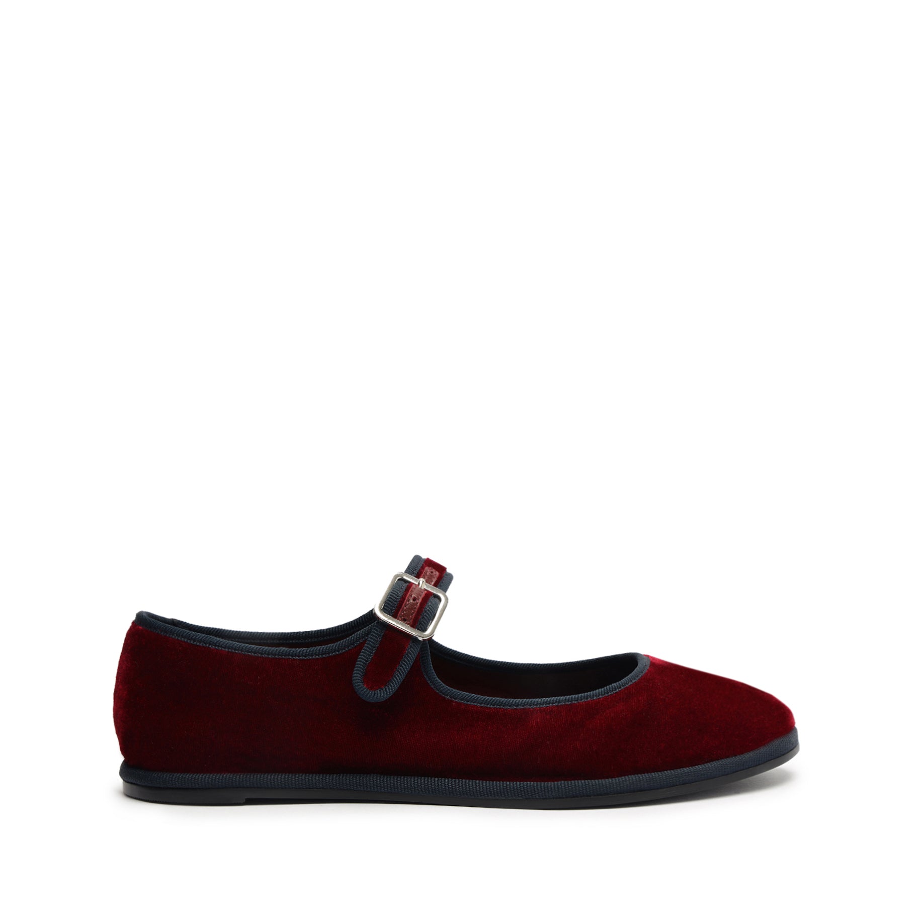 Clarissa Women's Velvet Flat Shoes - Comfortable Slip-On Loafers for Casual Wear, Office & Travel | Soft & Stylish Ballet Flats