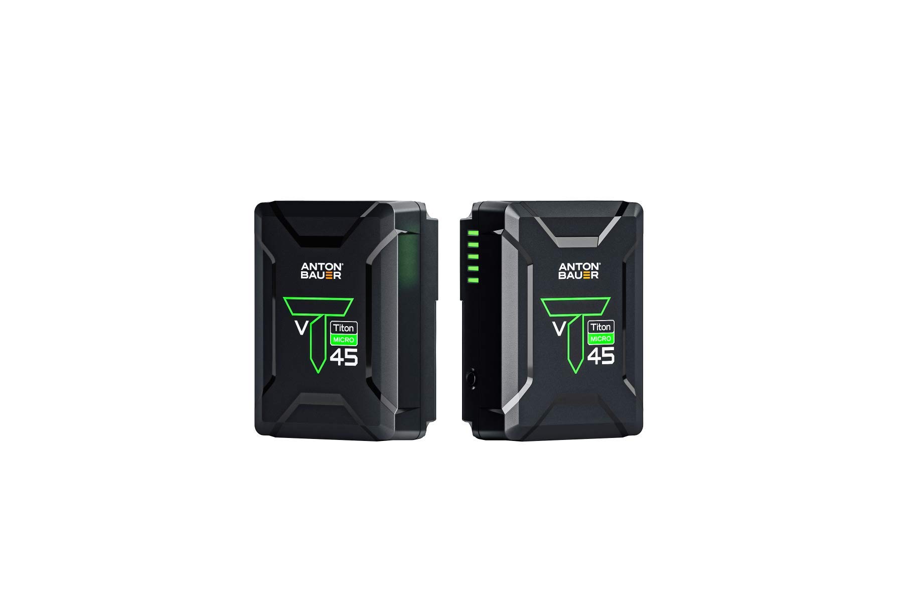 Anton Bauer Titon Micro 45 V-Mount Battery - 45Wh 14.4V Lithium Battery Pack for Professional Cameras - Quick Release Replacement Battery for Camera Rigs & Accessories - Perfect for Film Production, Live Streaming & Outdoor Shooting