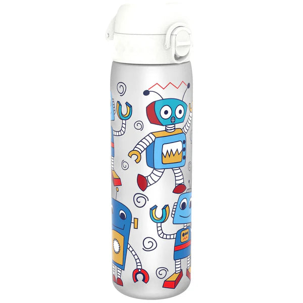 Ion8 Slim Leak Proof Water Bottle 500ml (17oz) - BPA Free Stainless Steel Insulated Bottle for Gym, Hiking & Travel - Keeps Drinks Cold 24Hrs/Hot 12Hrs