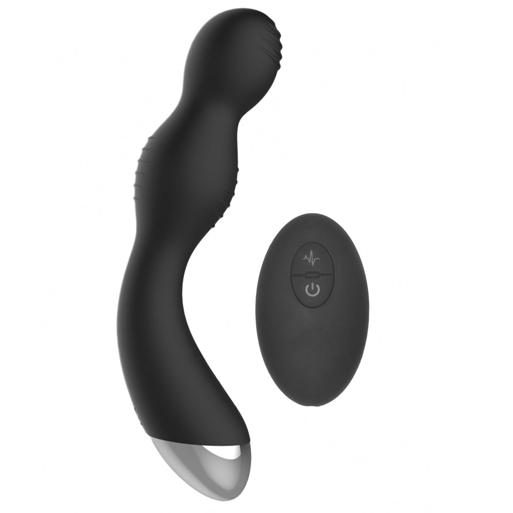ElectroShock Remote Control E-Stim G Spot & P Spot Vibrator for Couples - Powerful Rechargeable Adult Toy for Enhanced Pleasure & Sensual Play