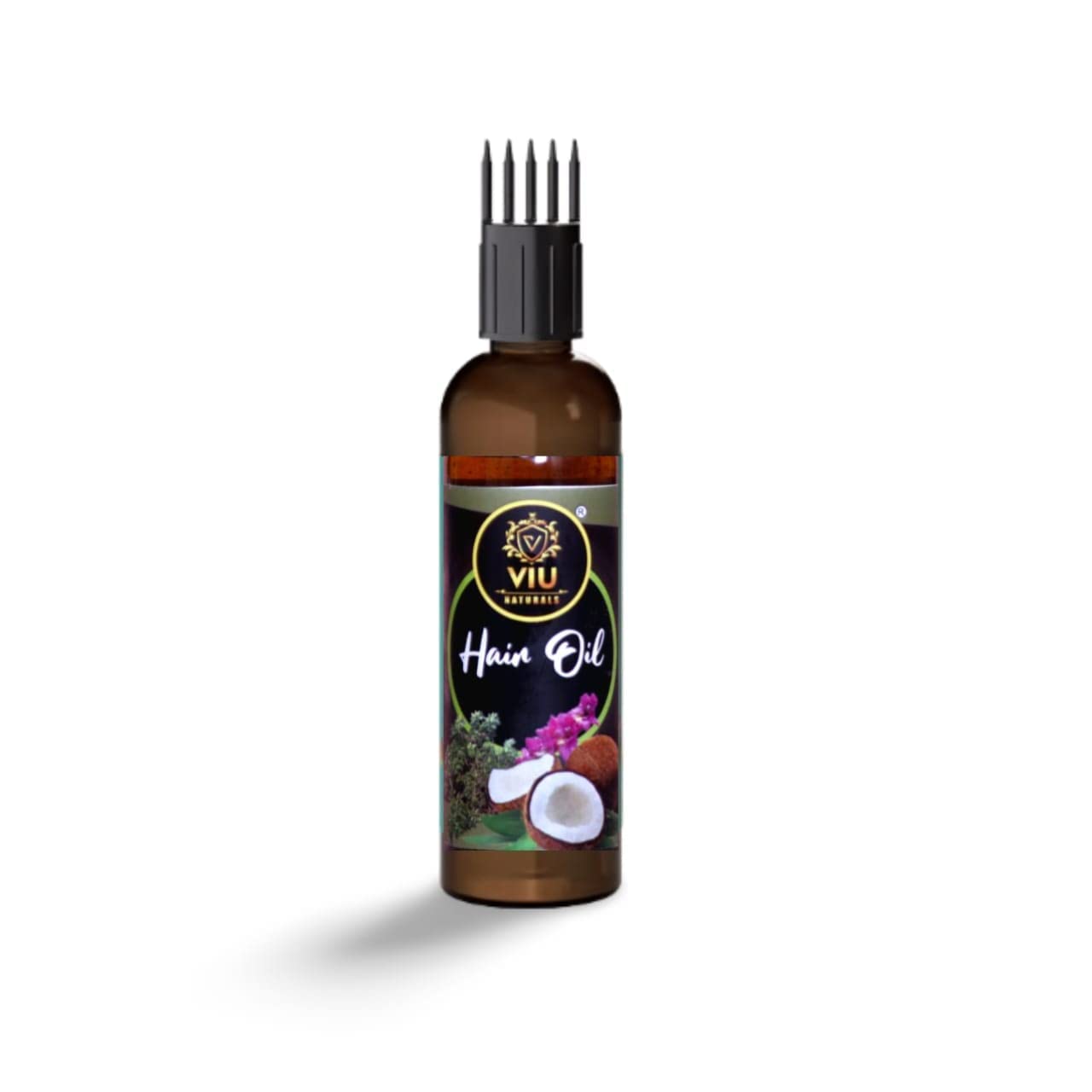 VIU Naturals Red Onion & Coconut Butter Hair Growth Oil - 50ml | Reduces Hair Fall & Promotes Healthy Hair Growth | Perfect for Daily Scalp Massage & Damaged Hair Treatment