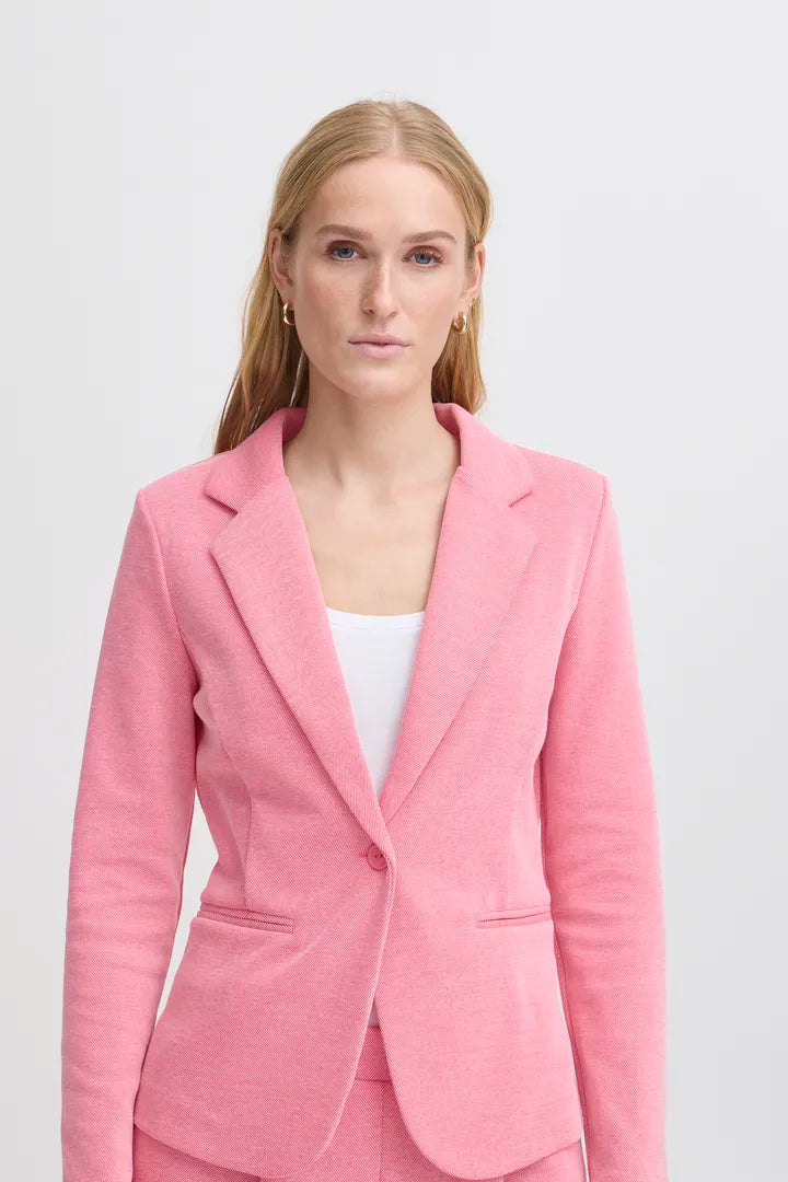 Stylish Penny Blazer in Bright Rose - Women's Fashion Blazer for Office, Party & Casual Wear