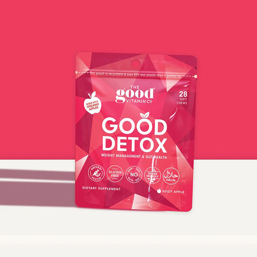THE GOOD VITAMIN CO Good Detox Soft Chews - 28 Count Pouch | Natural Cleansing Supplement for Digestive Health & Immune Support | Perfect for Daily Wellness Routine & Post-Holiday Detox