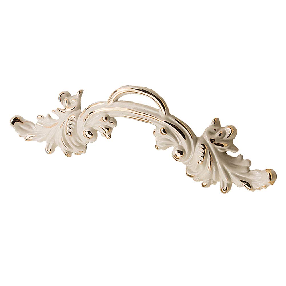 4Pcs Rustic Cabinet Door Handles - Vintage Cupboard Hardware for Wardrobe & Drawer - Easy Installation with Screws - Perfect for Farmhouse, Cottage & Shabby Chic Decor