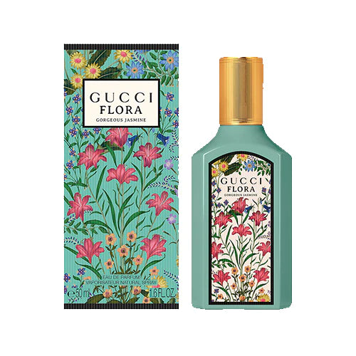 Gucci Flora Gorgeous Jasmine 50ml Eau de Parfum for Women - Floral Fragrance with Jasmine Notes | Perfect for Date Nights, Special Occasions & Everyday Elegance