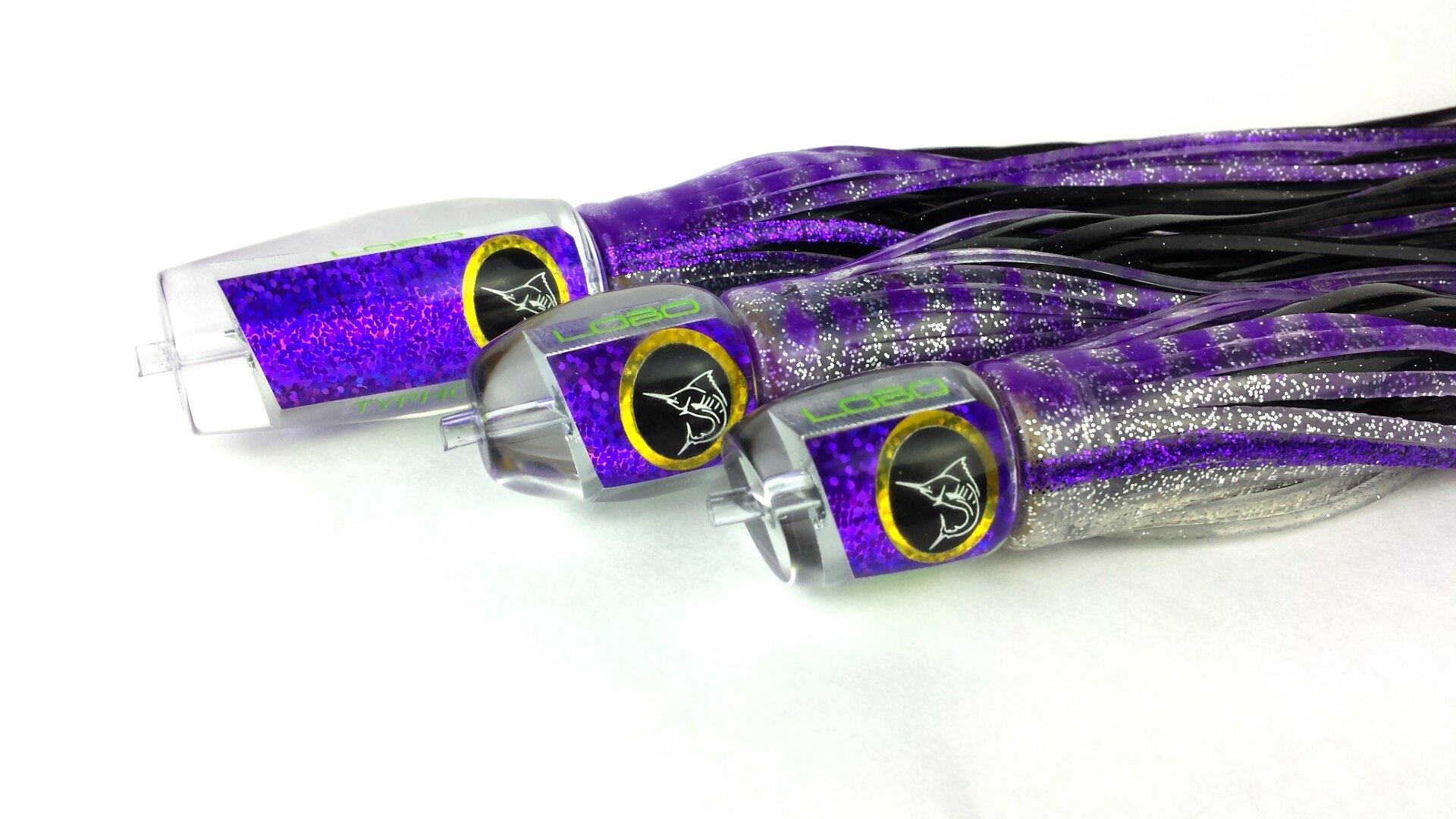 Premium Lobo Lures Big Game Marlin & Tuna Trolling Pack - High Performance Offshore Fishing Lures Made in USA - Perfect for Deep Sea Fishing & Saltwater Trolling Adventures