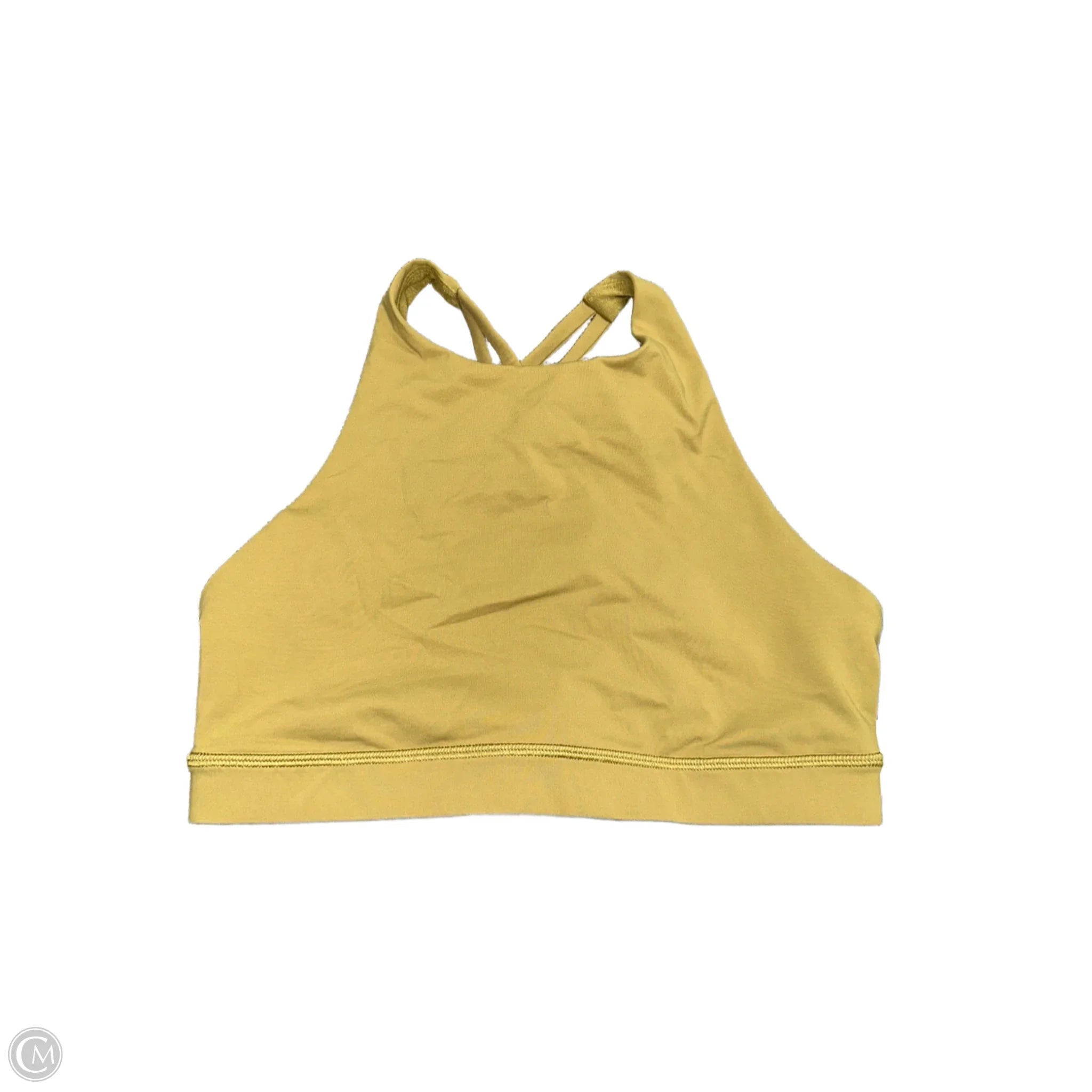 Lululemon Green Athletic Sports Bra Size 8 - High Support Workout Top for Running, Yoga & Gym