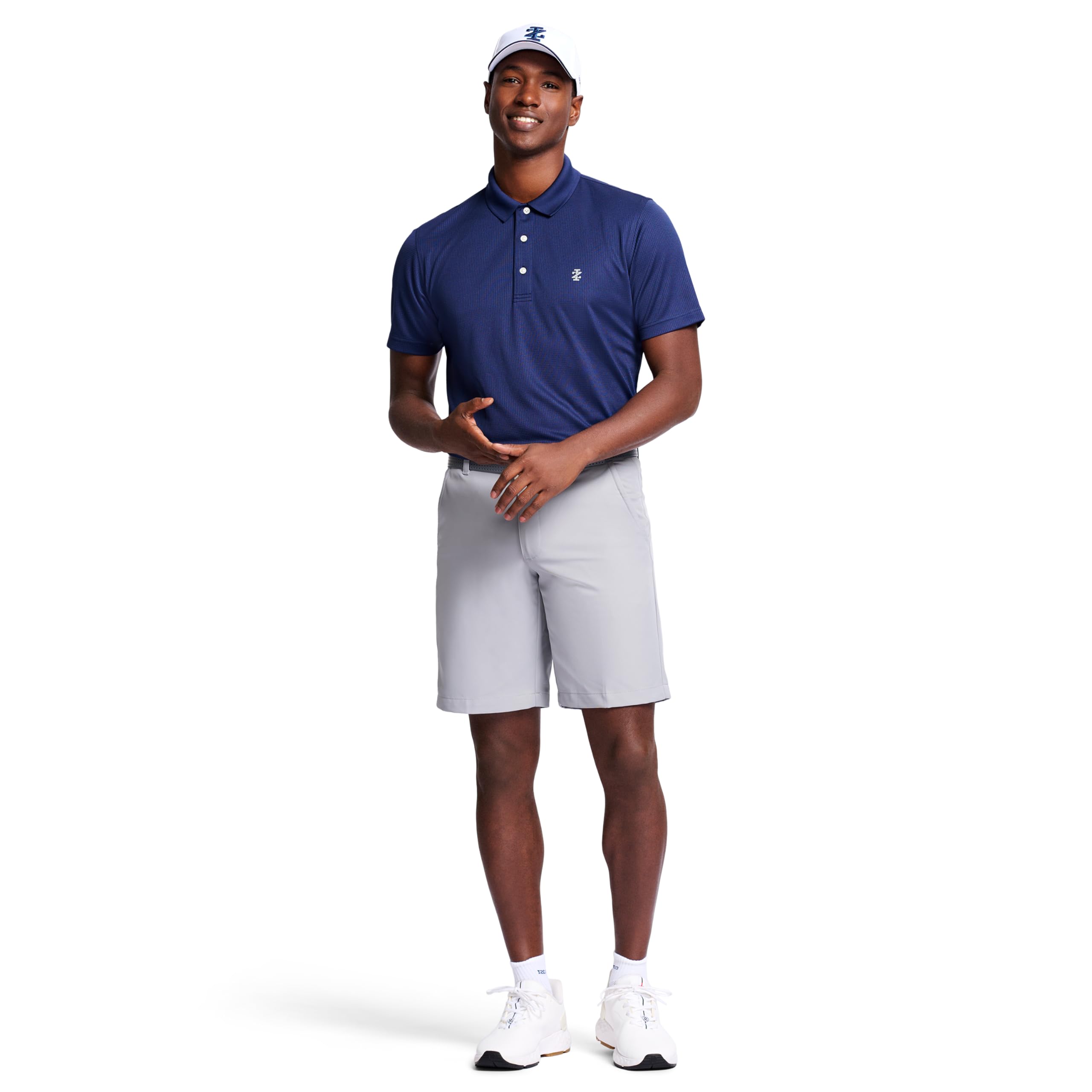 IZOD Men's Performance Golf Polo Shirt - Moisture-Wicking & Breathable - Perfect for Golf, Casual Wear & Outdoor Activities
