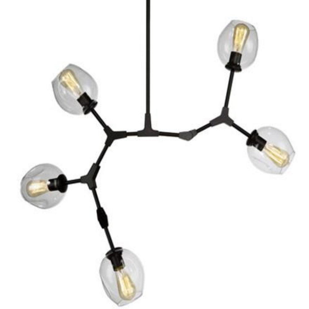 Danyon Crystal Chandelier - Elegant Modern Ceiling Light Fixture for Dining Room, Living Room & Bedroom | Perfect for Home Decor, Wedding & Event Lighting