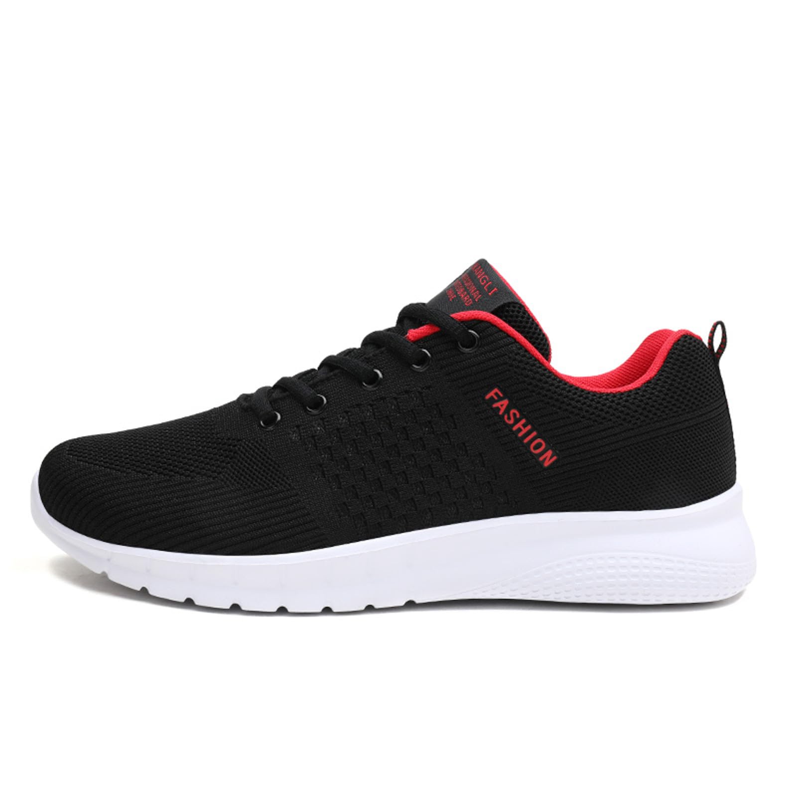 **Men's Trail Running Shoes - Best Gym & Beach Shoes for Men - Sailing & Deck Shoes - Size 14 - Height Increasing Casual Leather Shoes (Red) - Perfect for Outdoor Activities, Gym Workouts & Beach Adventures**