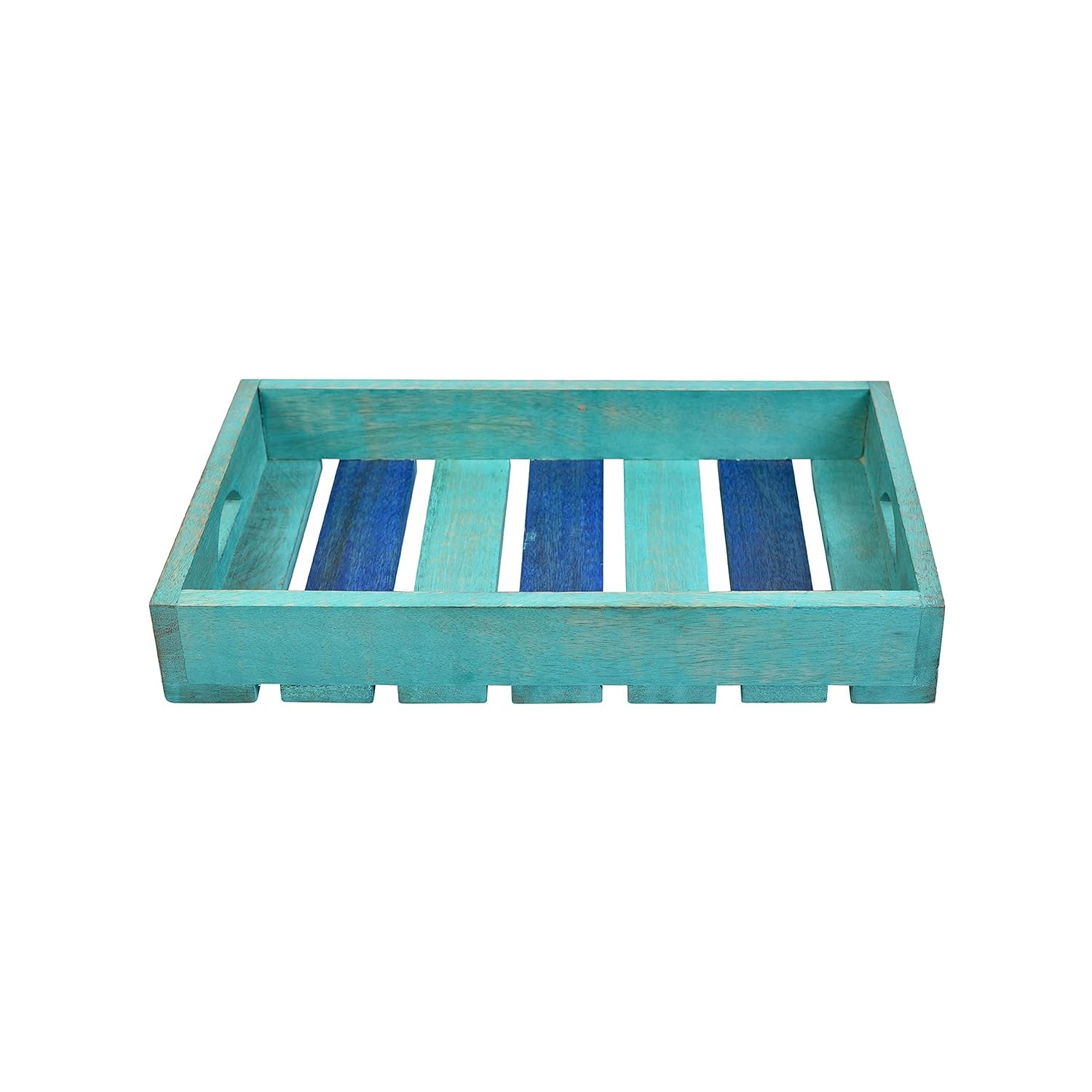 Artsio Handcrafted Mango Wood Serving Tray - 11.5