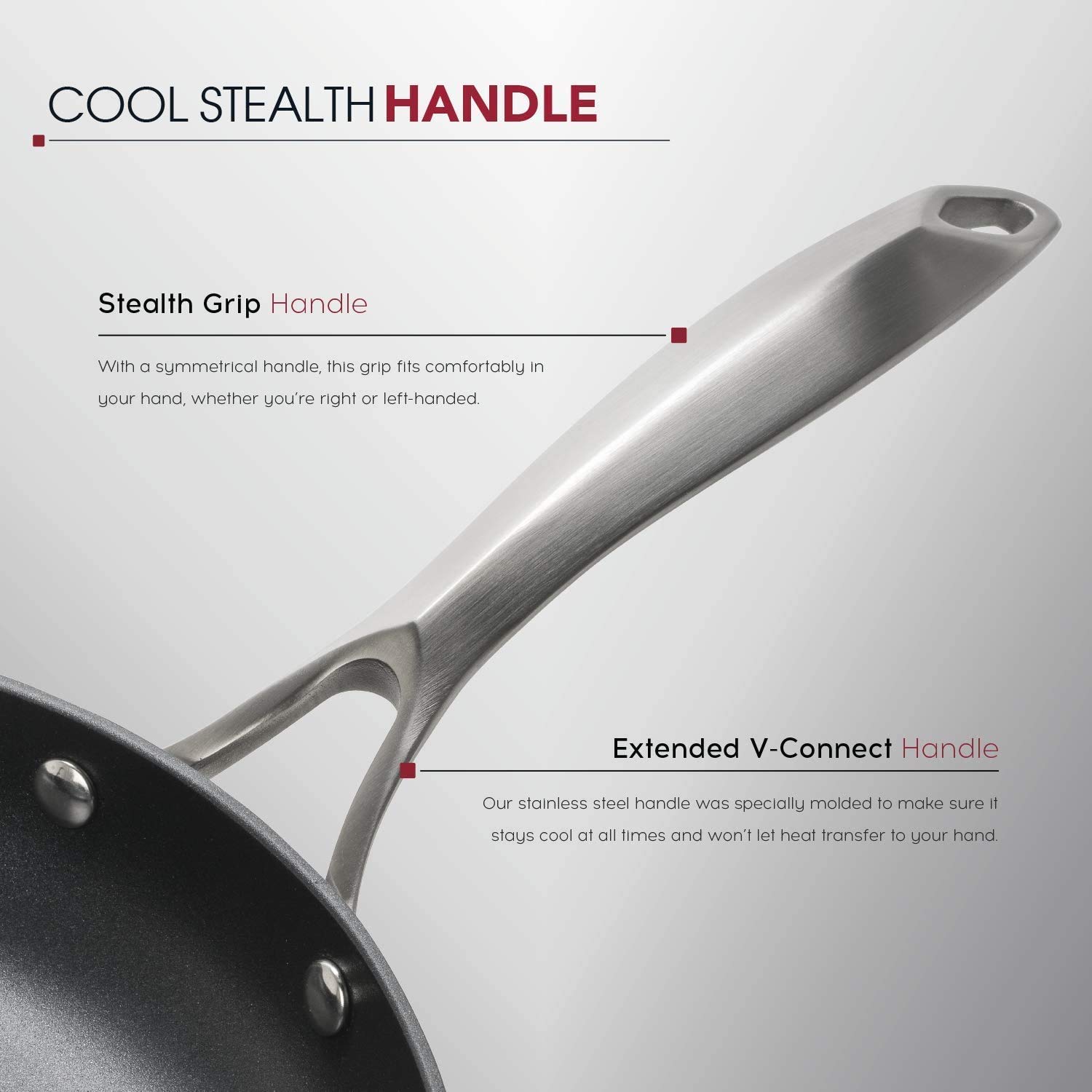 Premium Hard Anodized Non-Stick Frying Pan Set (2-Pack, 8.5