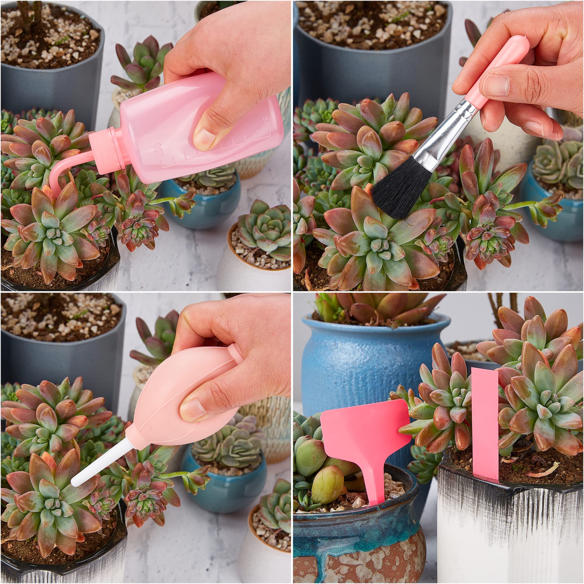 24 Pcs Mini Succulent Tools Set for Indoor/Outdoor Plant Care - Gardening Essentials