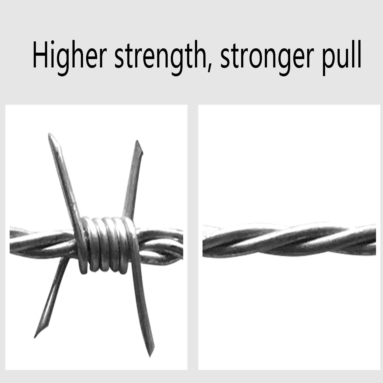 1.8mm Steel Wire Barbed Fence - 200M Anti-Climbing Security Mesh with Thorns | Durable Anti-Theft Barrier for Property Protection, Farm Security & Perimeter Defense