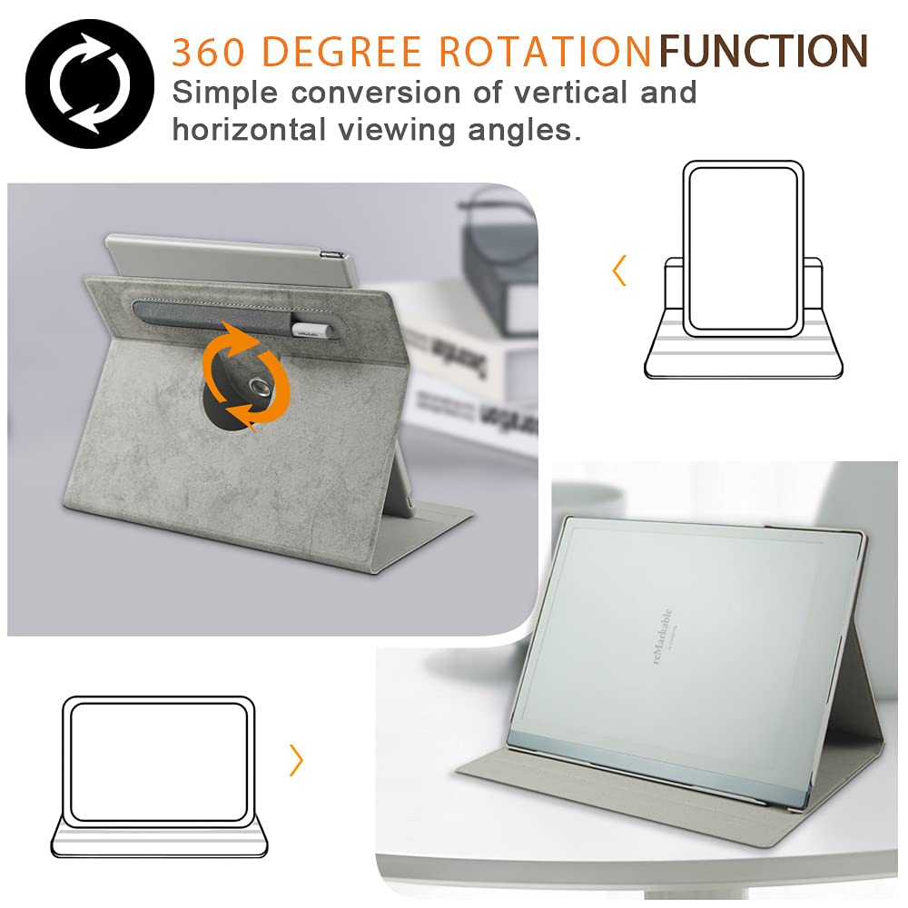 Premium Leather Case for reMarkable 2 10.3