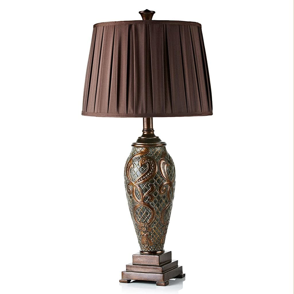 Vintage European-Style Desk Lamp - Antique Art Table Lamp for Living Room, Study & Office - Adjustable Floor/Table Lighting for Home Decor & Reading