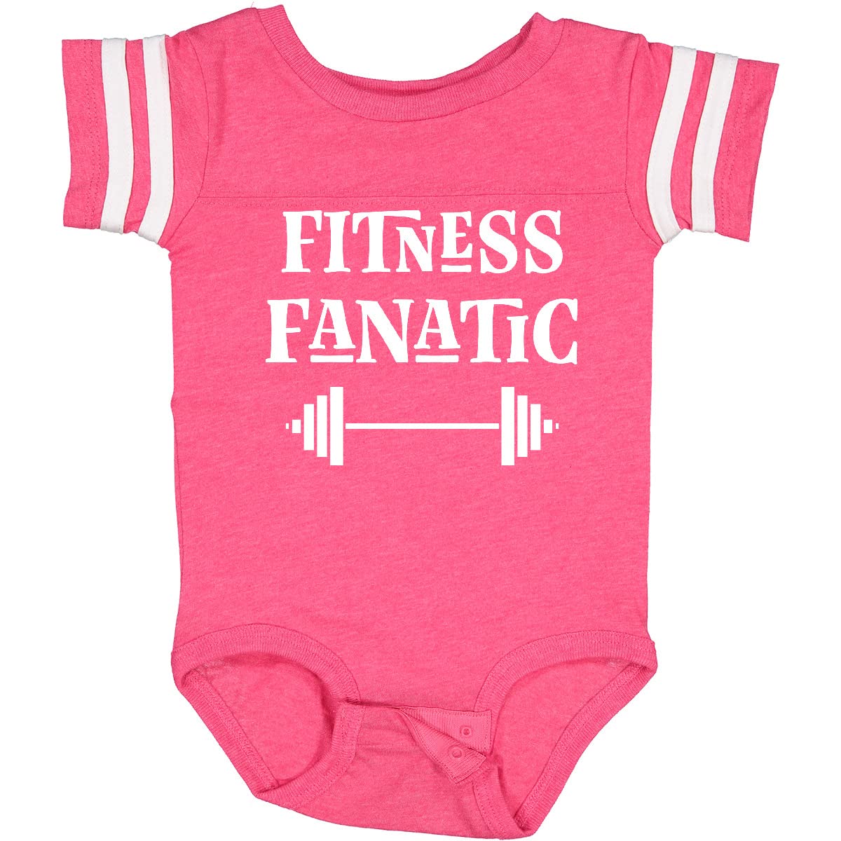 Inktastic Gym Gift Fitness Fanatic Baby Bodysuit - Cute Workout Outfit for Infants & Toddlers - Perfect for Gym Daycare, Fitness Classes & Active Family Outings