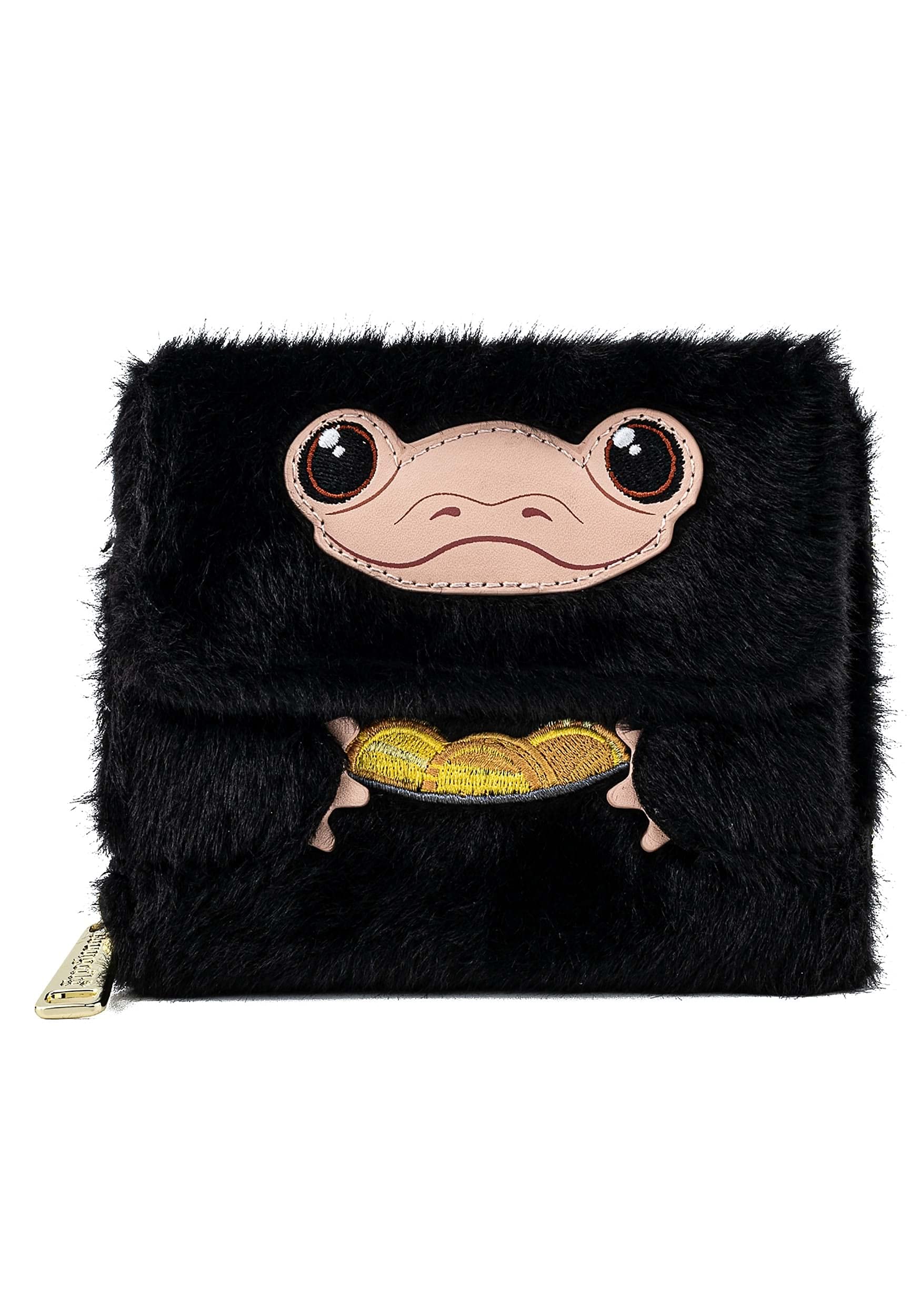 Loungefly Fantastic Beasts Niffler Plush Zip Around Wallet - Cute Collectible Coin Purse for Harry Potter Fans | Perfect for Cosplay, Gift Giving & Wizarding World Merchandise Collection