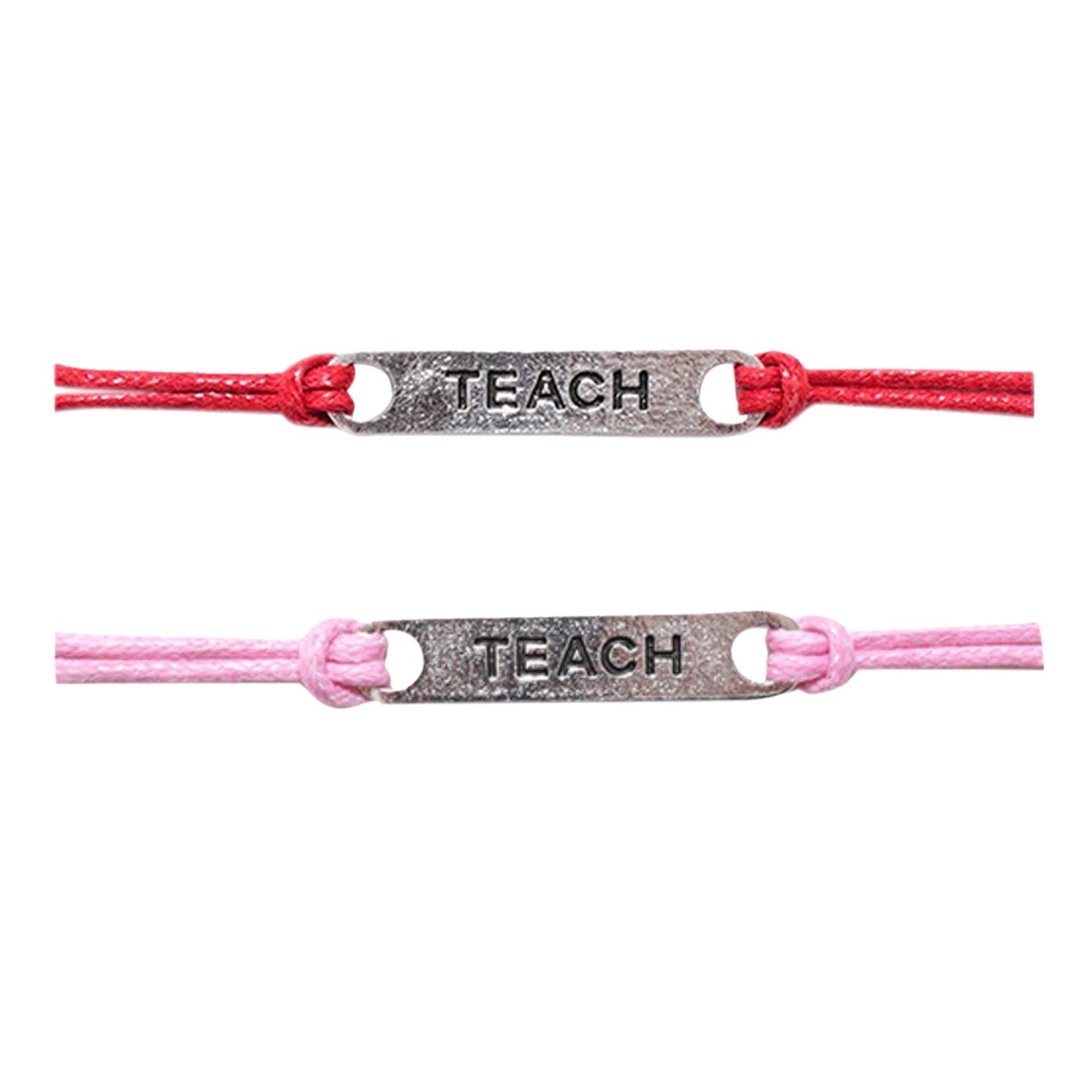 Teacher's Blessing Bracelet & Card Set - 2 Colors, Vintage Style for Gifts & Greetings