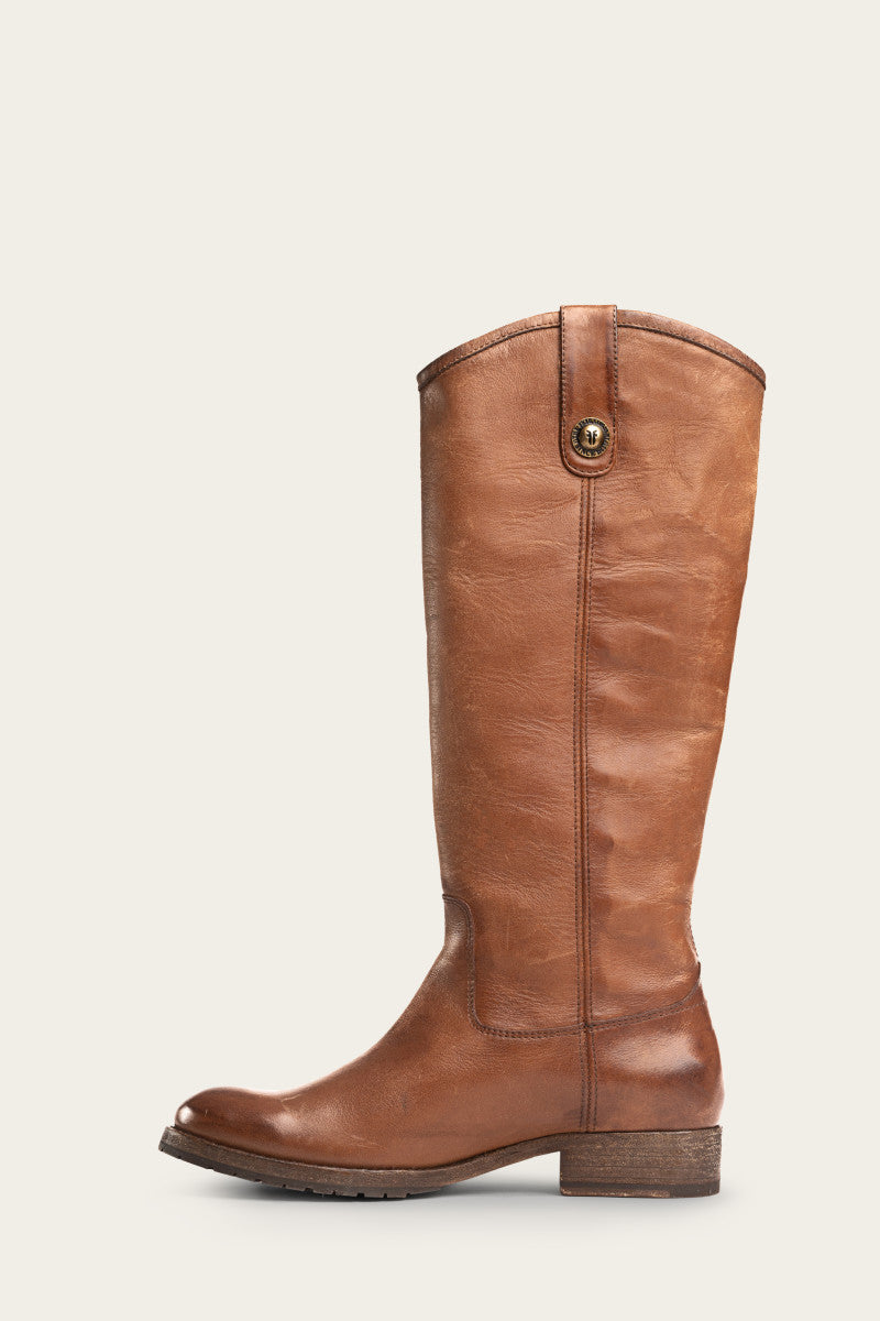 Melissa Button Lug Tall Boots - Vintage & Pre-Loved Women's Ankle Boots for Casual Outfits & Fall Fashion