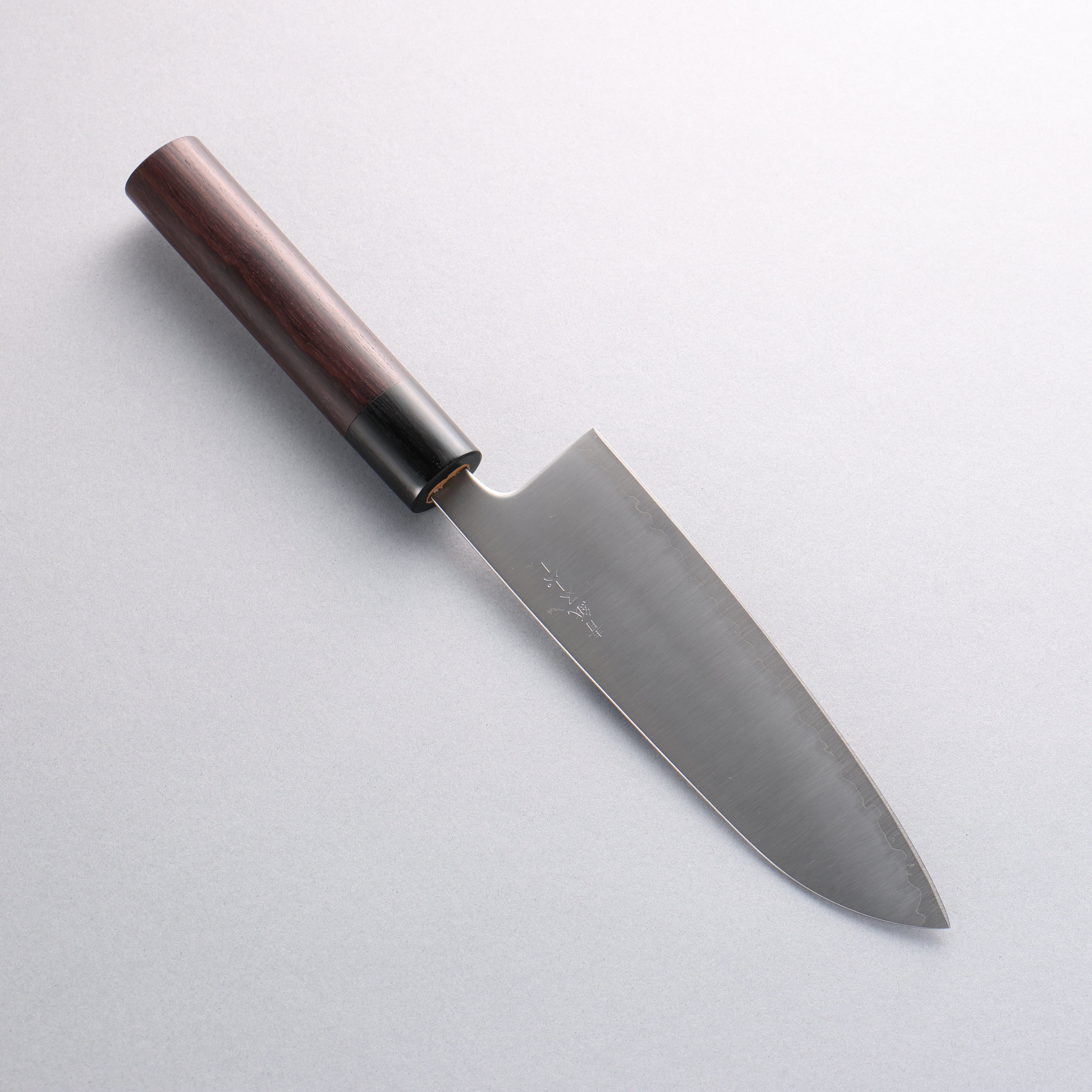 Premium Seisuke Blue Super Santoku Knife 165mm - Japanese Chef Knife with Rosewood Handle & Black Pakka Wood Ferrule - Ideal for Slicing, Dicing & Precision Cooking