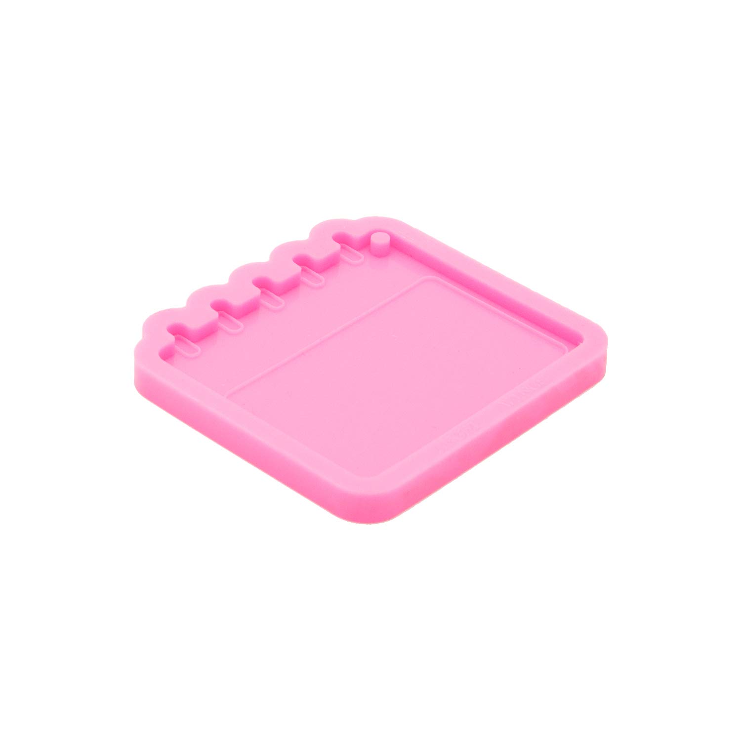 Super Glossy Resin Calendar Notebook Style Silicone Keychain Mold - Epoxy Resin Casting for Jewelry Making, DIY Crafts & Polymer Clay | Perfect for Handmade Gifts, Planner Accessories & Creative Projects
