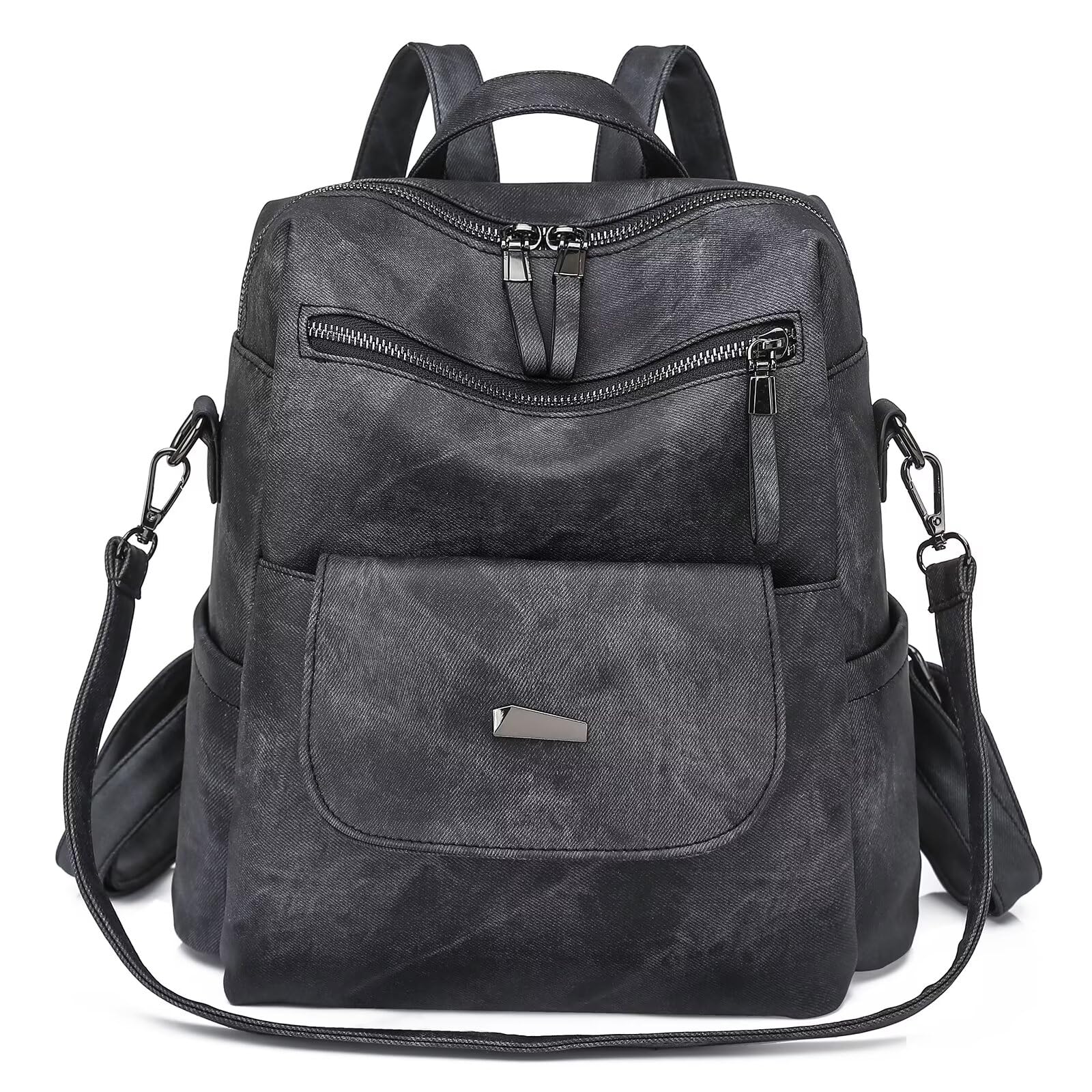 Women's PU Leather Backpack Purse - Fashion Multipurpose Handbag for Travel & Daily Use