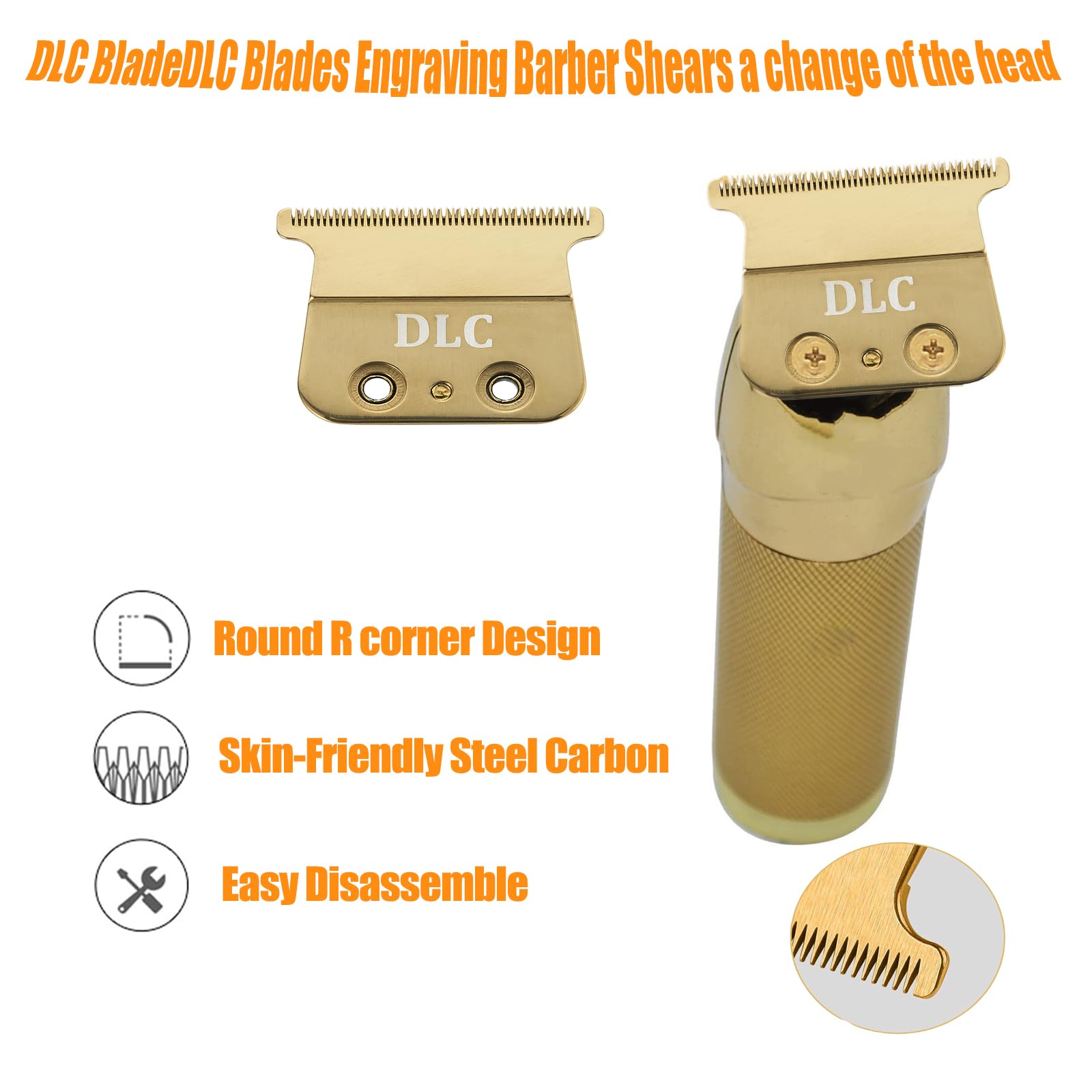 Premium Gold FX Replacement Trimmer Blade - Compatible with FX787, FX726 & FX707Z DLC Trimmers - Durable PRO FX Trimmer Replacement Blades for Professional Landscaping & Lawn Care