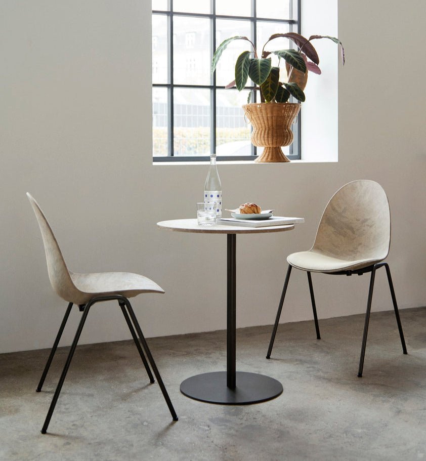 Eternity Side Chair by Mater - Modern Dining Chair for Kitchen, Living Room & Office - Sustainable Wooden Accent Chair with Ergonomic Design