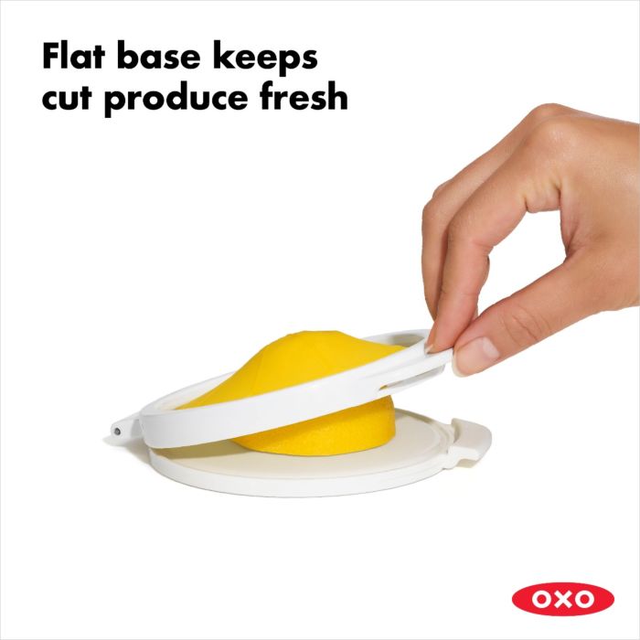 Cut & Keep Silicone Lemon Saver - Fresh Lemon Preserver for Kitchen, Perfect for Storing Leftover Lemons & Citrus Fruits - Ideal for Baking, Cooking & Cocktail Making
