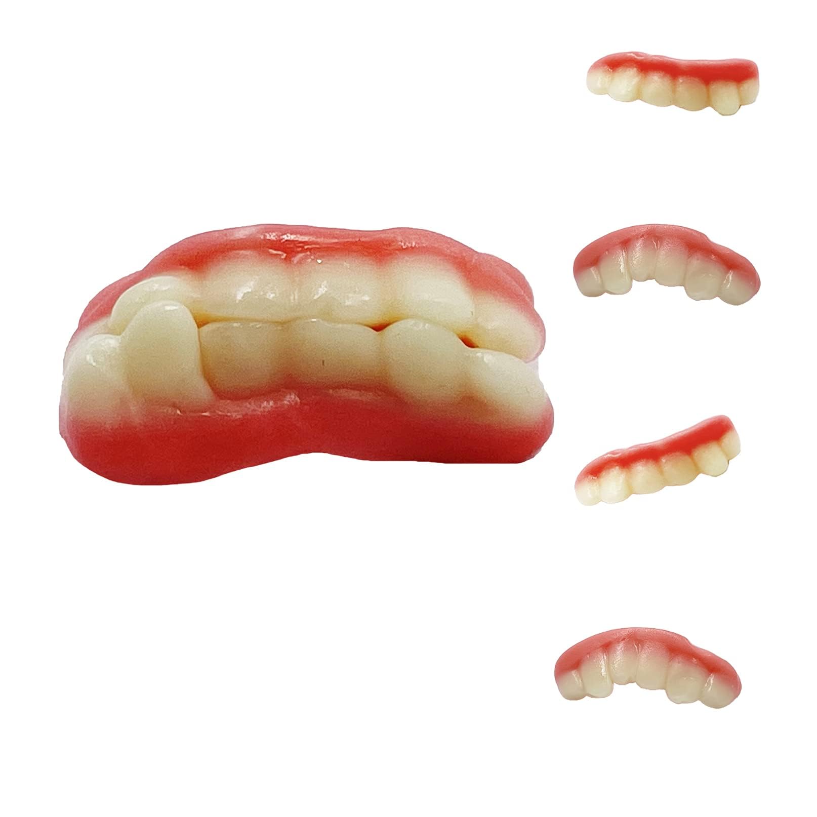 Fruidles Gummy Teeth Candy - 2lb Bulk Bag of Delicious Fruit Flavored Chewy Gummies for Halloween, Parties & Movie Night Snacks