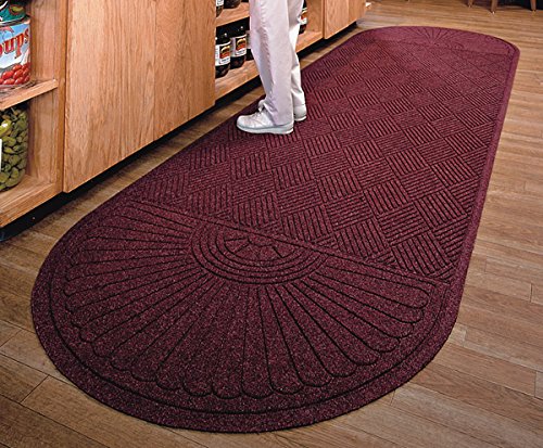 Premium Dual-Sided Dark Brown 3' x 15.5' Waterhog Entrance Mat - Heavy-Duty Doormat for High Traffic Areas, Homes & Offices