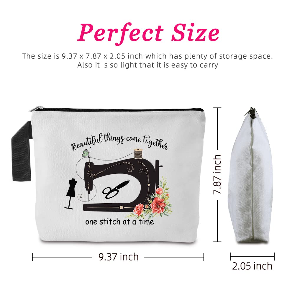 **Premium Sewing Accessories & Travel Cosmetic Bag Set – Unique Gifts for Women, Mom, Grandma, Aunt, Sister & Sewing Lovers – Perfect for Birthdays, Christmas & Thanksgiving – Ideal for Travel, Crafting & Everyday Use**