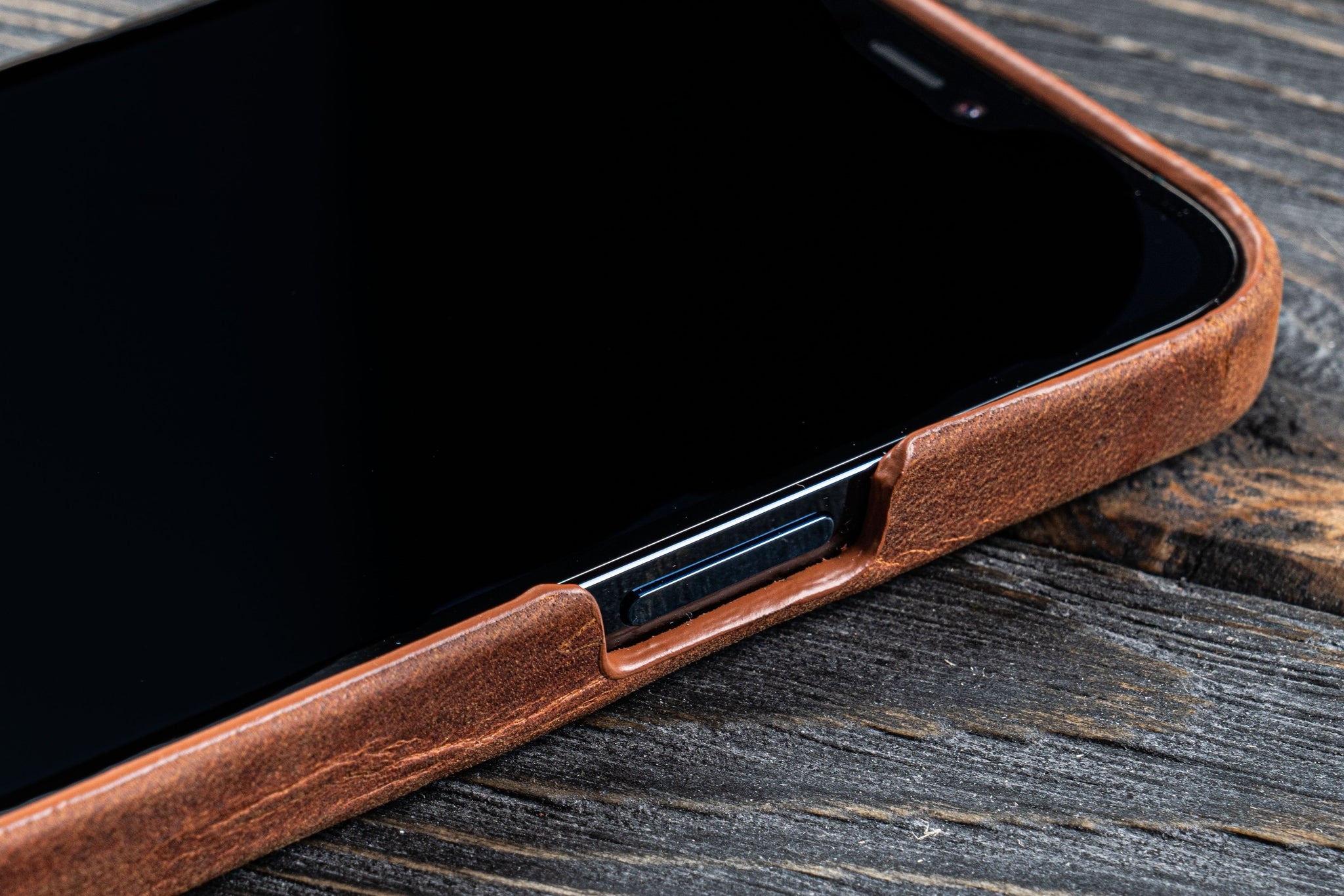 Premium Leather iPhone 12 / iPhone 12 Pro (6.1-inch) Hard Back Case with MagSafe Compatibility - Perfect for Business Professionals & Daily Protection