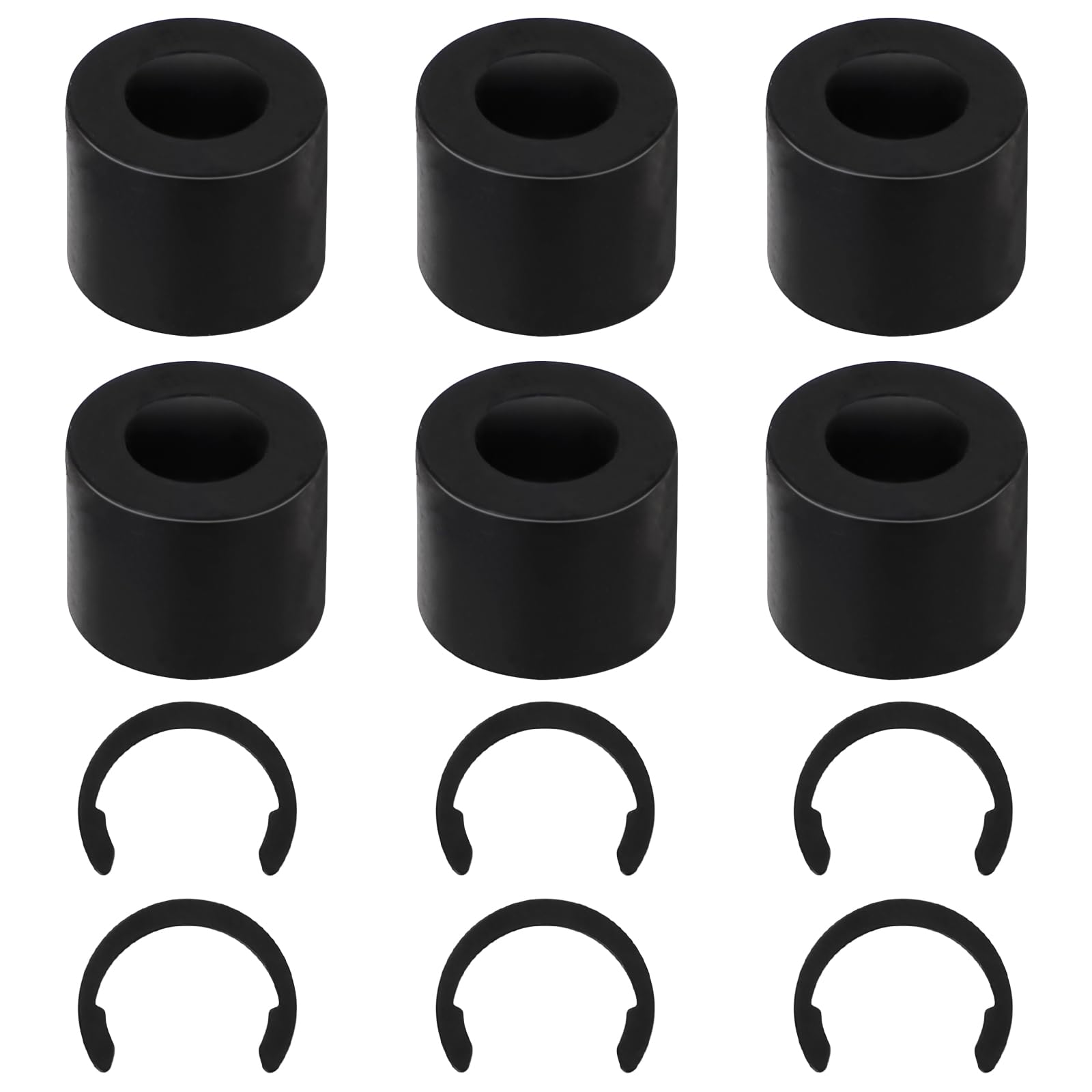 6pcs Rubber Roller Replacement & Retaining Clip Rings for Cricut Maker - Prevent Rubber Shifting - Compatible with Cricut Maker - Perfect for DIY Crafting, Vinyl Cutting & Scrapbooking Projects