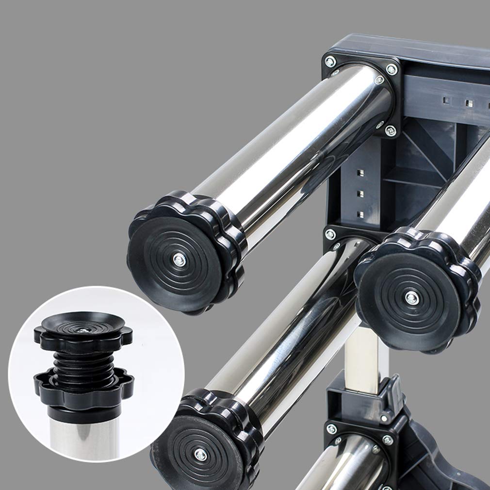 Adjustable 4-Leg Refrigerator Holder Bracket & Washing Machine Base Stand - Extendable Appliance Fridge Stand (29-32cm Height) for Kitchen, Laundry Room & Outdoor Plant Container Storage