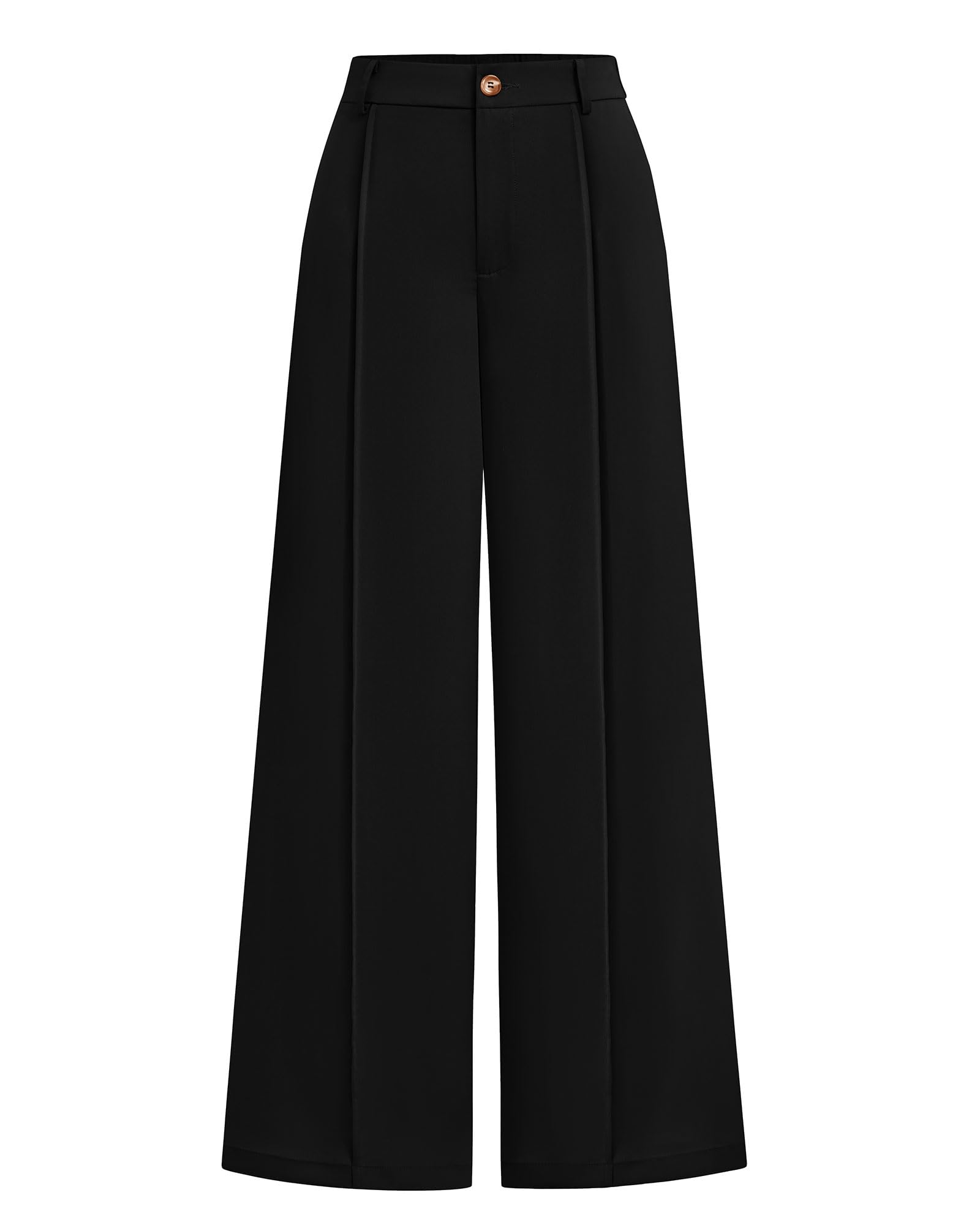 Zenlonr Women's Casual Wide Leg Palazzo Pants - High Waisted Loose Business Trousers with Pockets for Fall 2025 | Office Wear & Weekend Outfits
