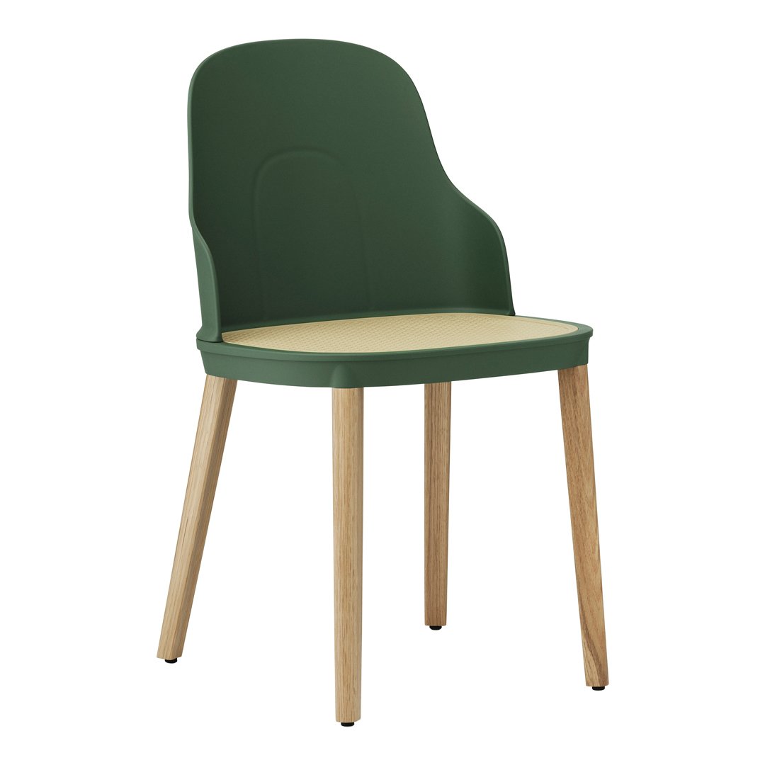 Allez Modern Dining Chair with Woven Wicker Seat - Comfortable & Stylish for Kitchen, Dining Room, or Patio