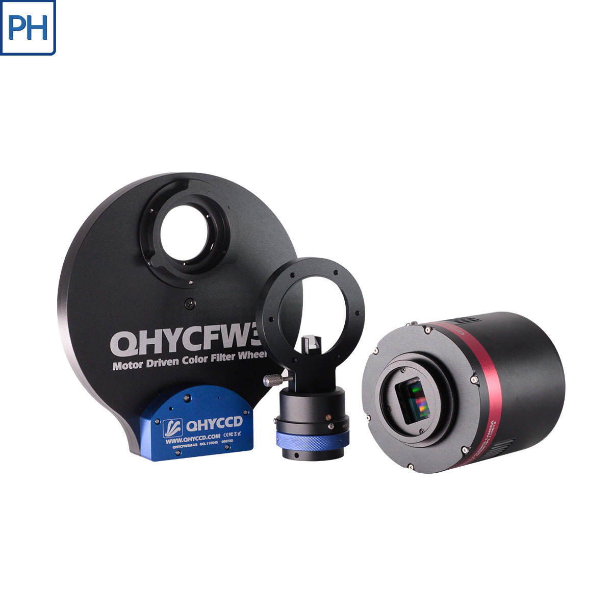 QHY533 M Monochrome Astronomy Camera with Filter Wheel & OAG Combo Kit - Perfect for Deep Space Imaging and Astrophotography