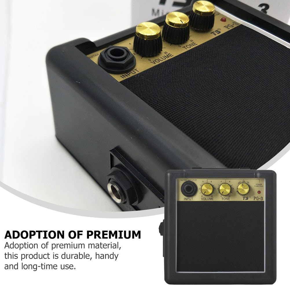 Happyyami Mini Guitar Amplifier - Portable & Compact 10W Speaker for Acoustic & Electric Guitars - Perfect for Home Practice, Travel & Outdoor Performances