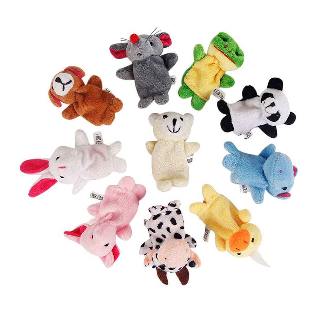 10 Pcs Animal Finger Puppets for Kids - Educational Storytime Toys, Mini Dolls for Shows, Games & School Activities - Perfect for Birthday Parties, Classroom Fun & Interactive Playtime