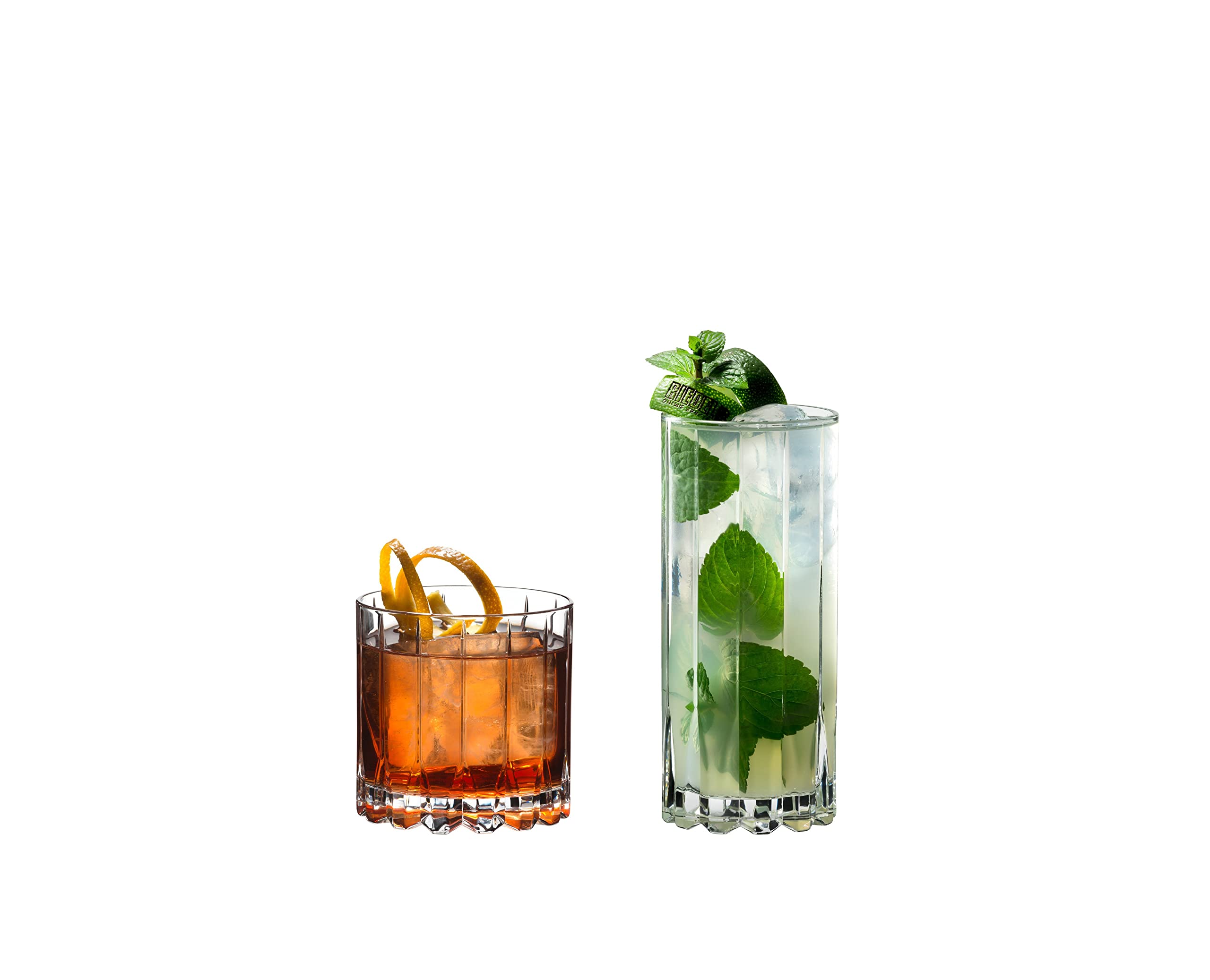 Riedel Drink Specific Glassware Rocks & Highball Set - Premium Crystal Barware for Whiskey, Cocktails & Mixed Drinks - Perfect for Home Bars, Parties & Entertaining
