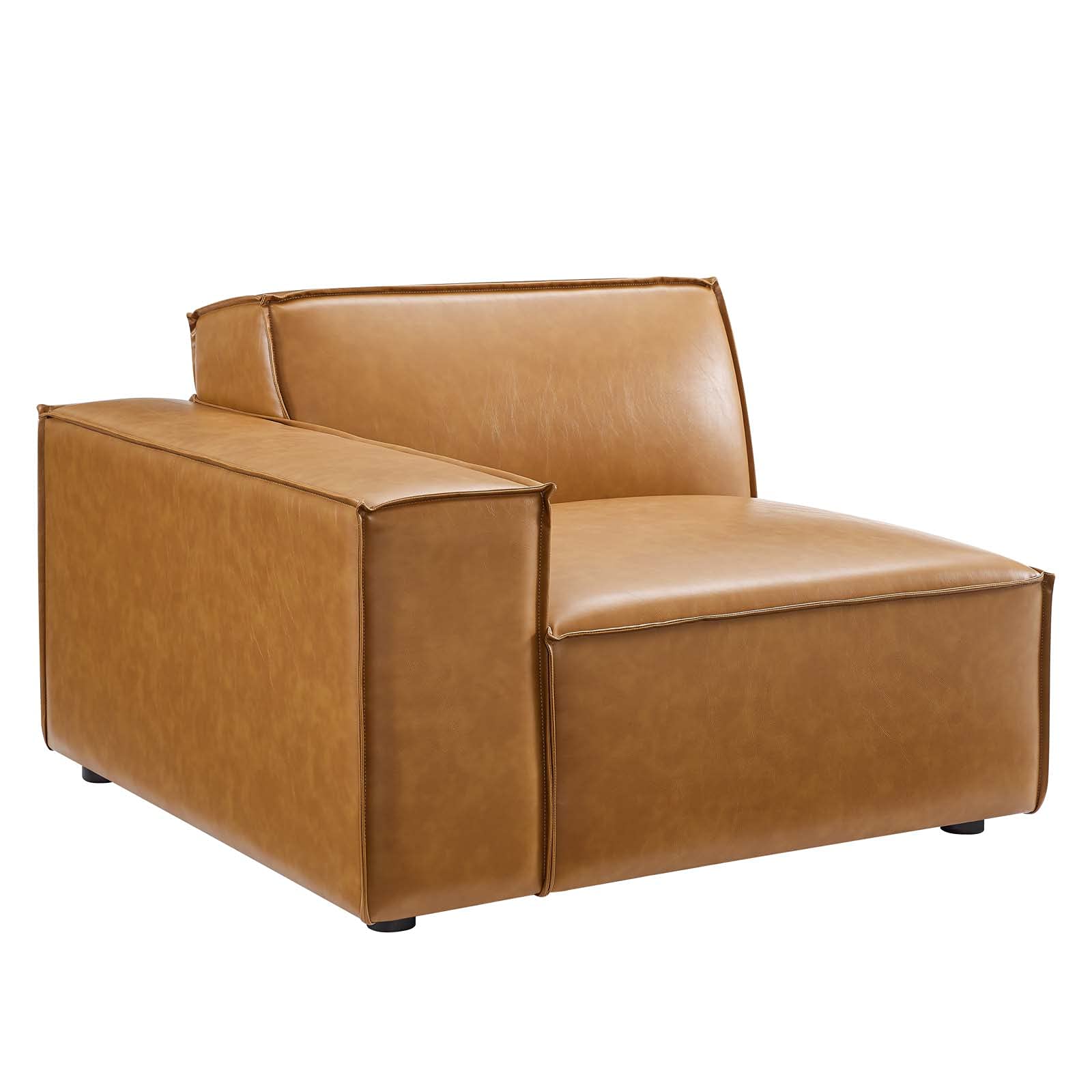 Modway Restore Vegan Leather Sectional Sofa - 40.5