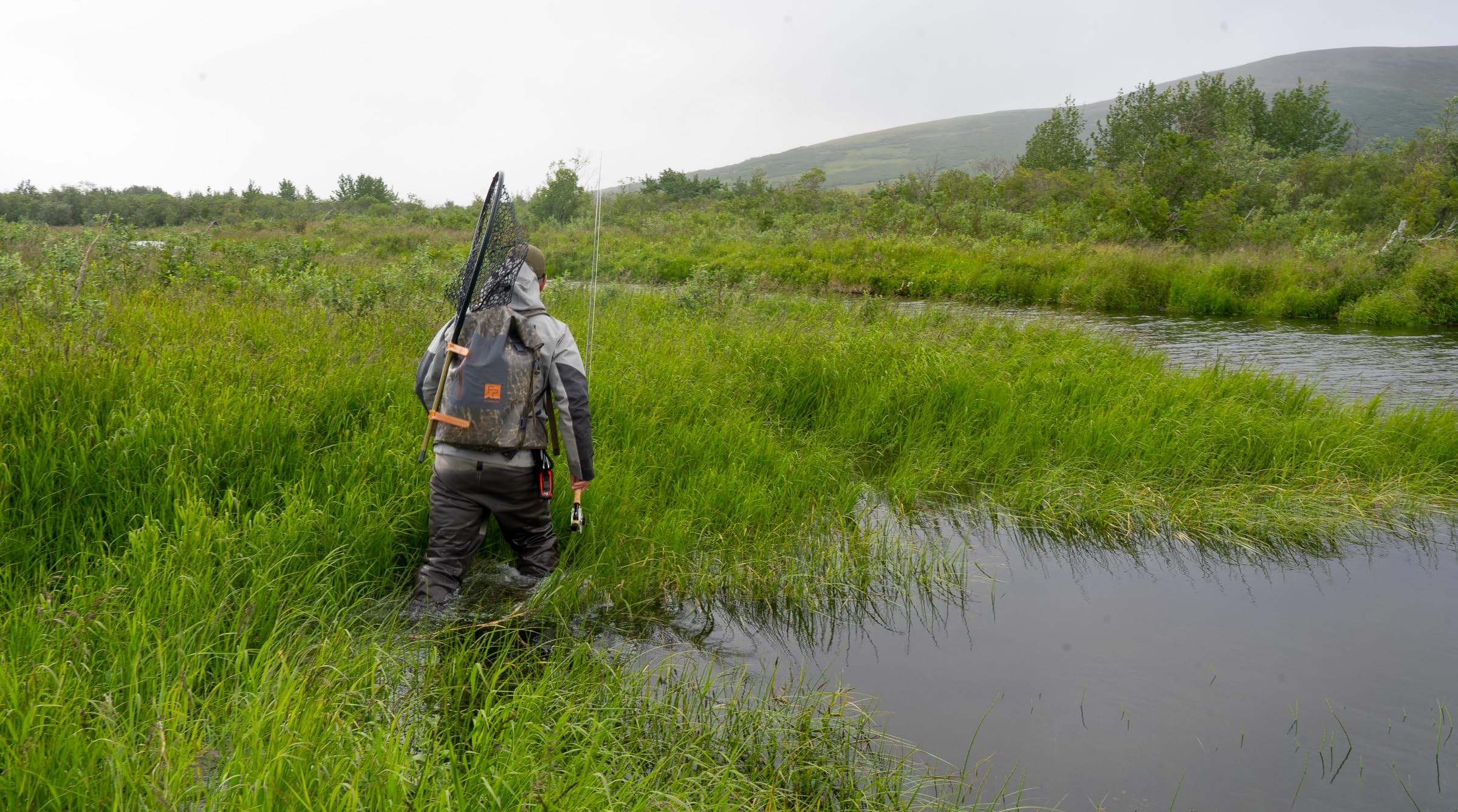Fishpond Wind River Roll-Top Waterproof Fishing Backpack - Tackle Storage & Travel Gear | Eco Shadowcast Camo | Perfect for Fly Fishing, Camping & Outdoor Adventures