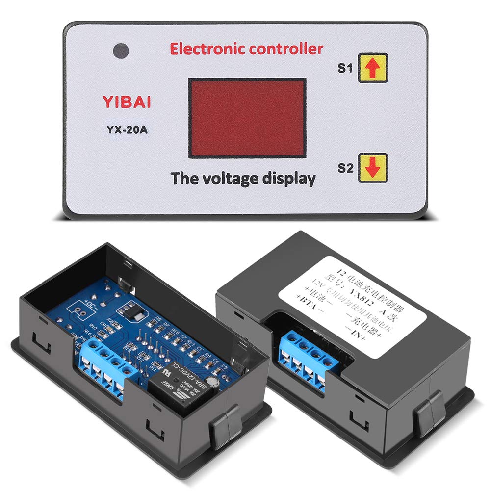 Hilitand 12V Lithium Battery Charging Controller Board Module - Automatic Low Voltage Protection for RV, Solar, Marine & Off-Grid Power Systems