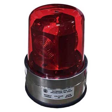 PM 756 15R 24V Red Rotating Beacon Light - 5.75
