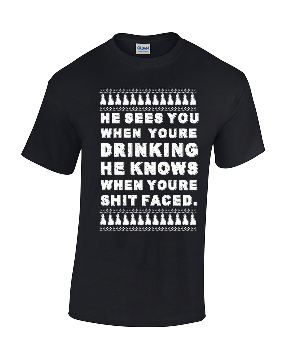 Funny Christmas Wine T-Shirt - Holiday Drinking Humor Gift for Happy Hour & Parties