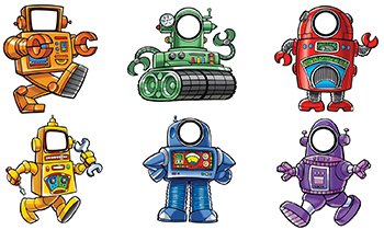 MyFace Accents Robots - Fun and Interactive Robot Toys for Kids | Perfect for Playtime, STEM Learning, and Birthday Gifts